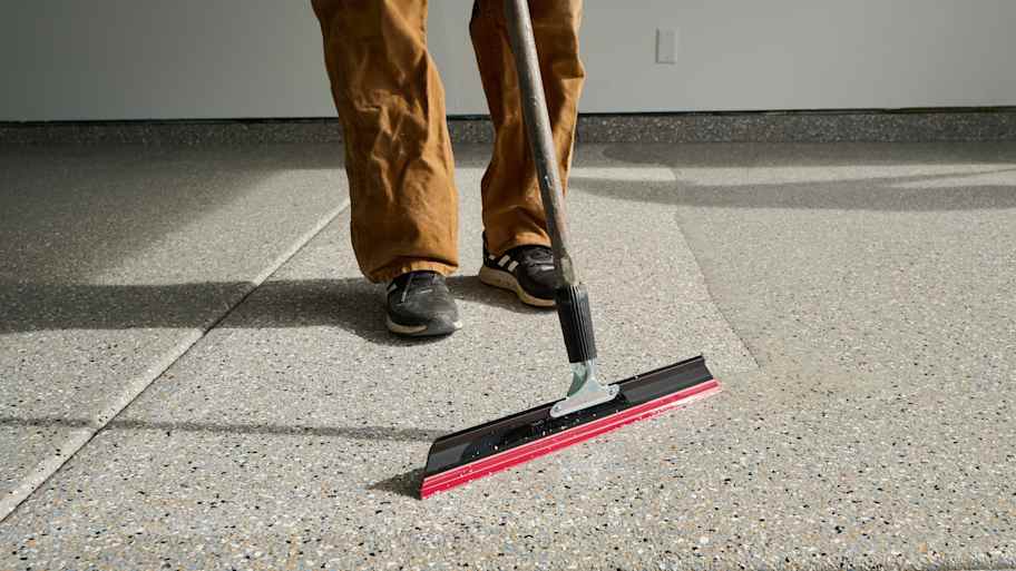 epoxy flooring application, how to install epoxy floors, professional epoxy installer tips, garage floor epoxy, flake epoxy system, commercial epoxy coatings, epoxy tools and prep