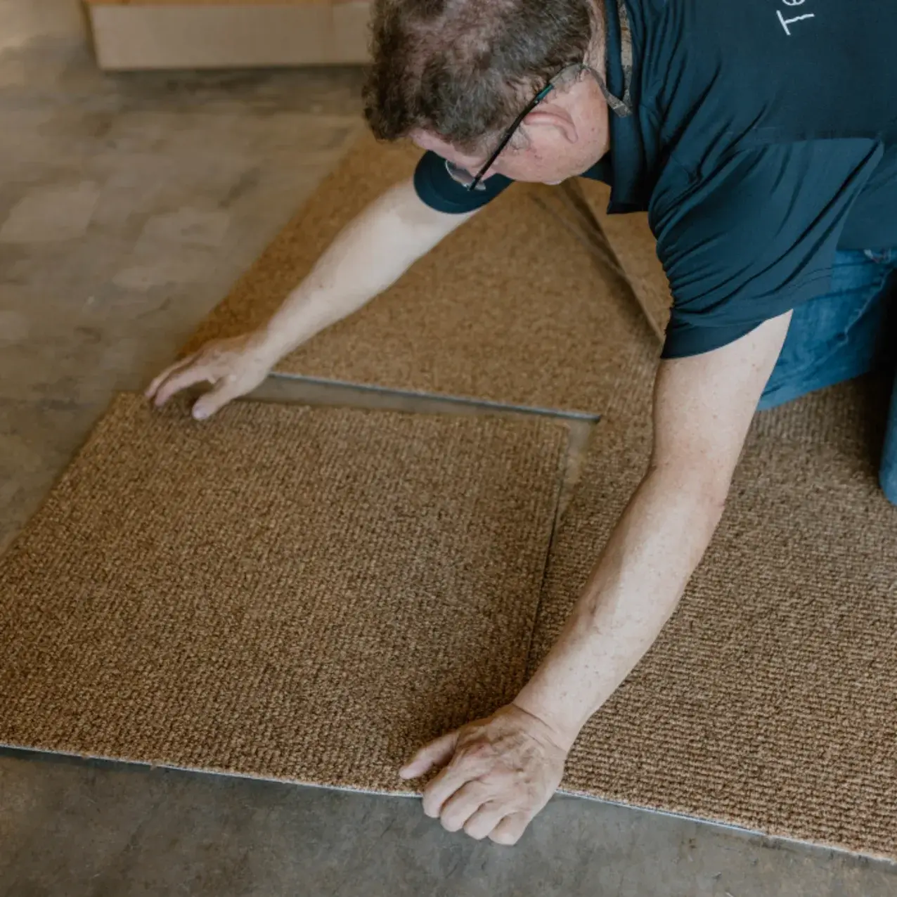 Carpet Tile Installation, how to install carpet tiles, modular carpet, commercial carpet tile installation, glue down carpet tile, carpet tile patterns, professional flooring tips, carpet tile layout ideas