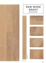 RAW WOOD SELECT flooring sample with realistic surface details by Flooring Fanatics Slovenia