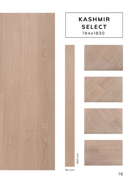 KASHMIR SELECT flooring sample with detailed surface texture by Flooring Fanatics Slovenia