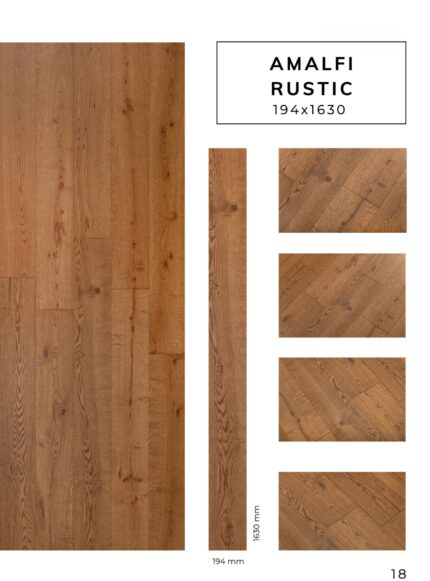 AMALFI RUSTIC flooring sample with detailed surface texture by Flooring Fanatics Slovenia