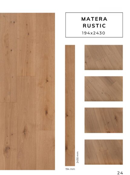 MATERA RUSTIC flooring sample with detailed surface texture by Flooring Fanatics Slovenia