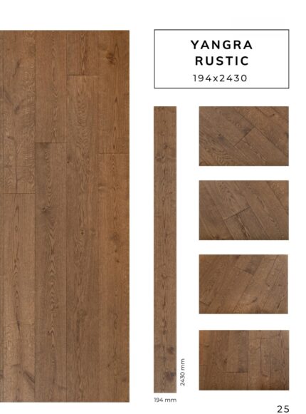 YANGRA RUSTIC flooring sample with detailed surface texture by Flooring Fanatics Slovenia