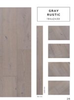 GRAY RUSTIC flooring sample with detailed surface texture by Flooring Fanatics Slovenia