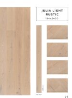 JULIA LIGHT RUSTIC flooring sample with detailed surface texture by Flooring Fanatics Slovenia