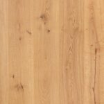 Close-up view of BARE RUSTIC flooring showing unique finish and design details