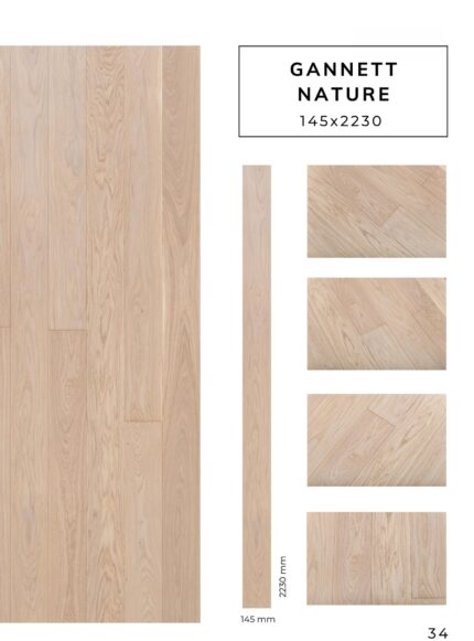 GANNETT NATURE flooring sample with detailed surface texture by Flooring Fanatics Slovenia
