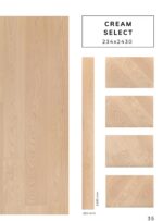 CREAM SELECT flooring sample with detailed surface texture by Flooring Fanatics Slovenia