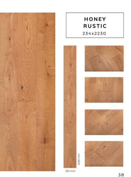 HONEY RUSTIC flooring sample with detailed surface texture by Flooring Fanatics Slovenia