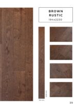 BROWN RUSTIC flooring sample with detailed surface texture by Flooring Fanatics Slovenia