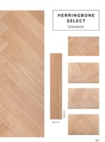HERRINGBONE SELECT flooring pattern sample by Flooring Fanatics Slovenia