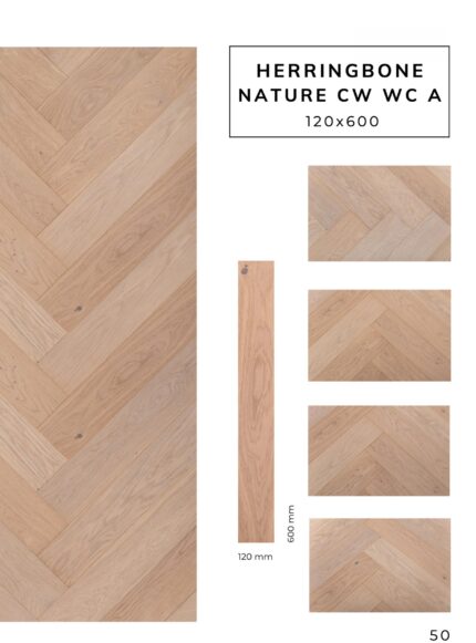 HERRINGBONE NATURE CW WC A flooring sample featuring premium herringbone pattern by Flooring Fanatics Slovenia