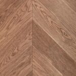 CHEVRON 45° NUGAT SELECT flooring professionally installed by Flooring Fanatics in Ljubljana Slovenia