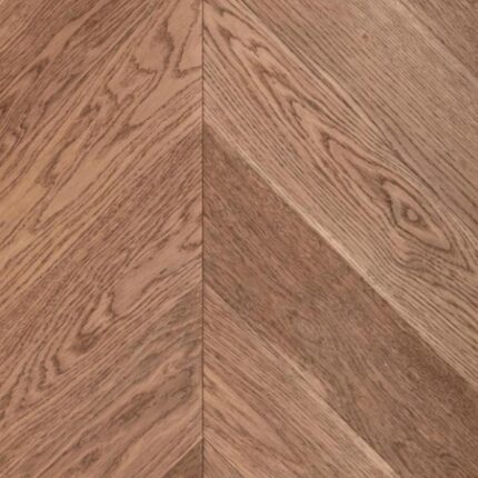 CHEVRON 45° NUGAT SELECT flooring professionally installed by Flooring Fanatics in Ljubljana Slovenia
